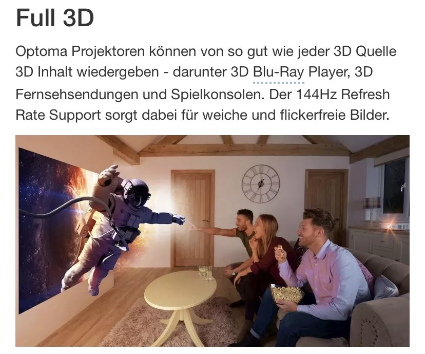 3d Beamer Werbung Aha 3d Brille Braucht Man Dann Nicht Oder Foraum