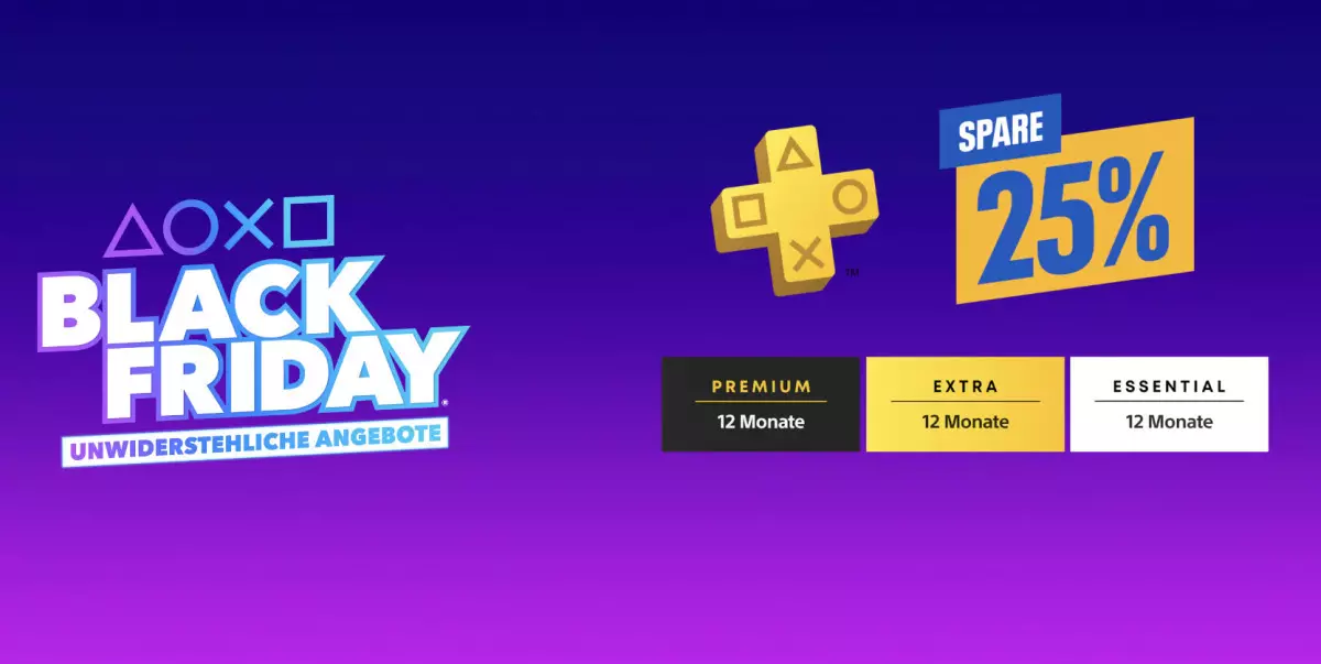 Black Friday: PS Plus Tarife 25-30% reduziert im PS Store - mit günstigem  PSN Guthaben zusätzlich sparen! 🔥 - Foraum